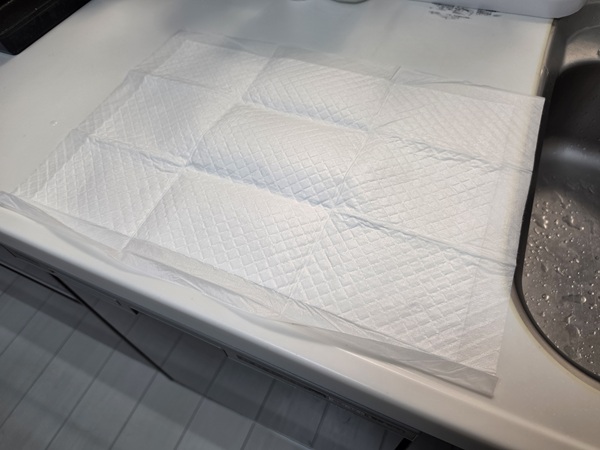 いまもキッチンで活躍しているペットシーツ